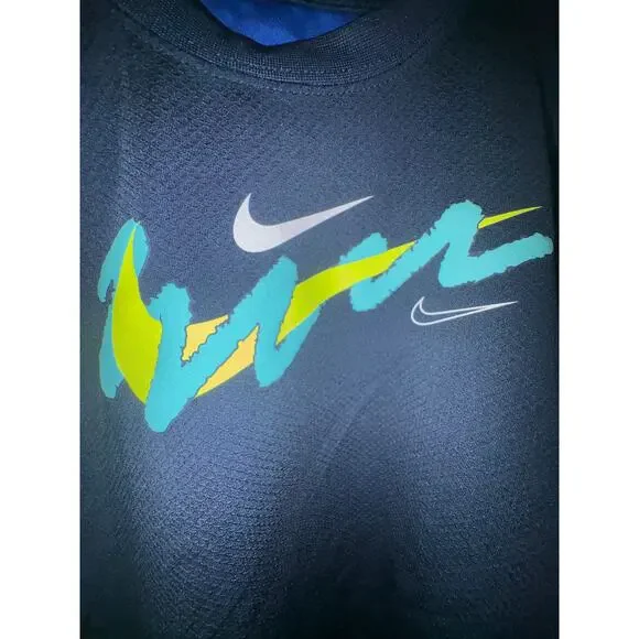 Nike Youth Dri-Fit Long Sleeve Shirt – Size 7 - Picture 5 of 8